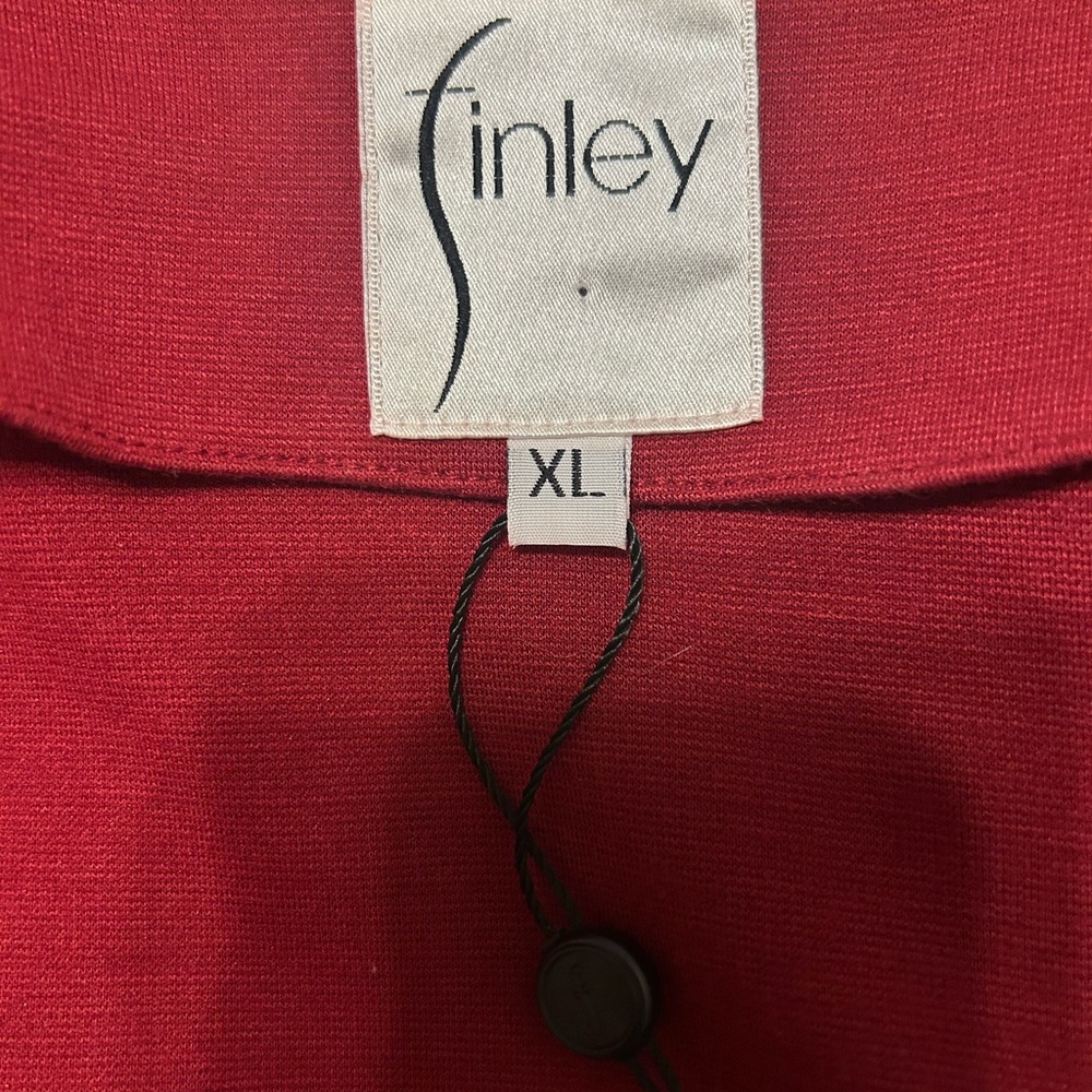 NWT - Elegant Red Ruffled Jacket - Picture 3 of 4